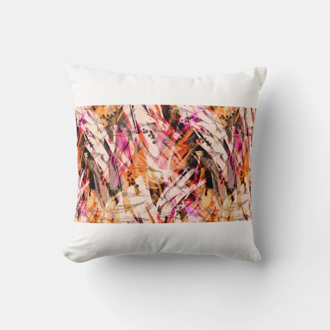 Coussin Aquarelle vintage arrière - plan transparent, spla (Recto)
