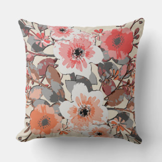 Coussin Aquarelle vintage Motif Floral #5