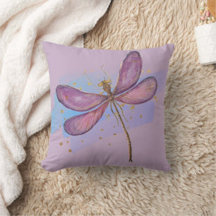 Coussin Aquarelle violette