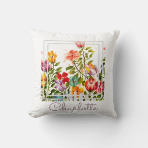 Coussin Aquarelle Whimsical Chic