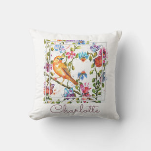 Coussin Aquarelle Whimsical Chic