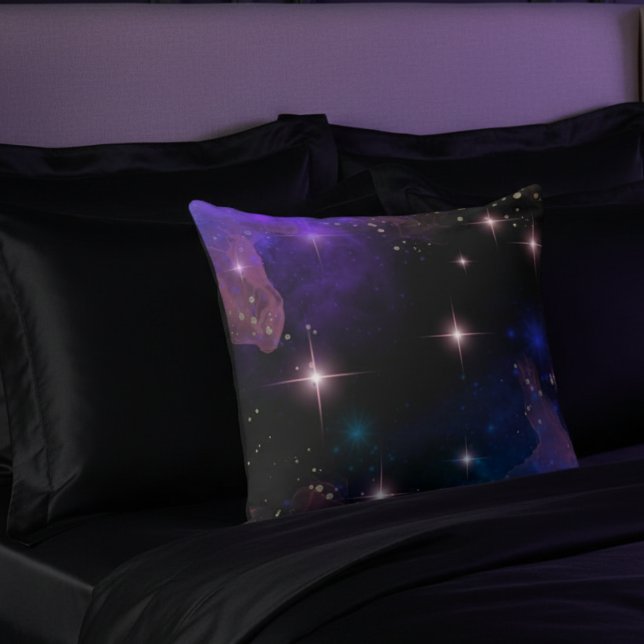 Coussin Aquarelle Whimsy Scène céleste (Créateur téléchargé)