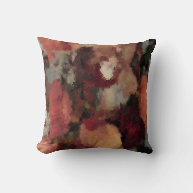 Coussin Aquarelles d'automne (Recto)