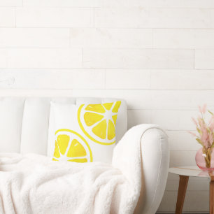 Coussin Aquarelles de citron