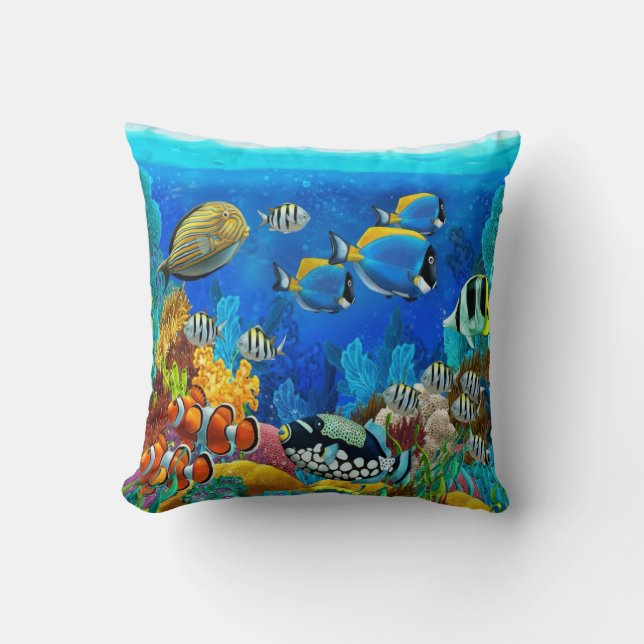 Coussin Aquarium (Recto)