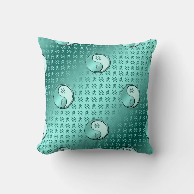 Coussin Aquarius le porteur d'eau (Recto)
