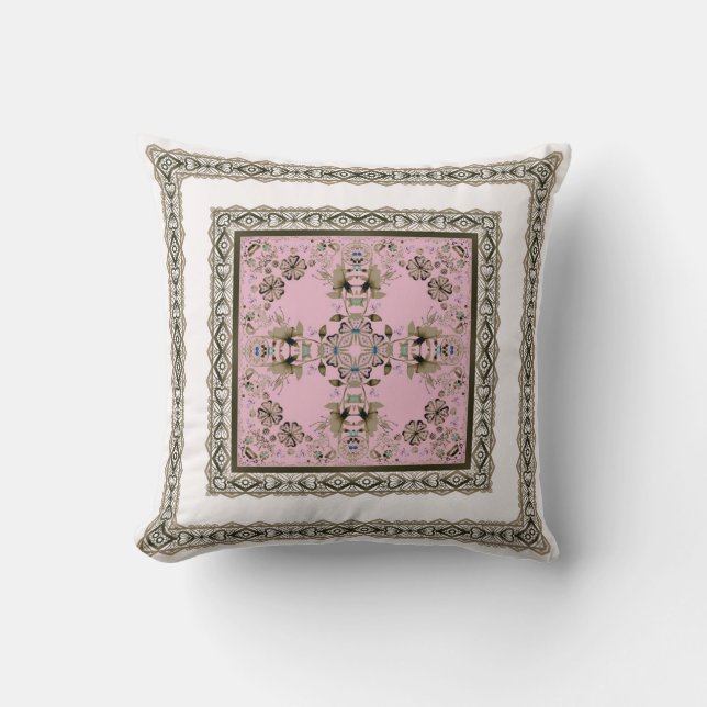 Coussin Arabic antique decorative east ornamental baroque (Recto)