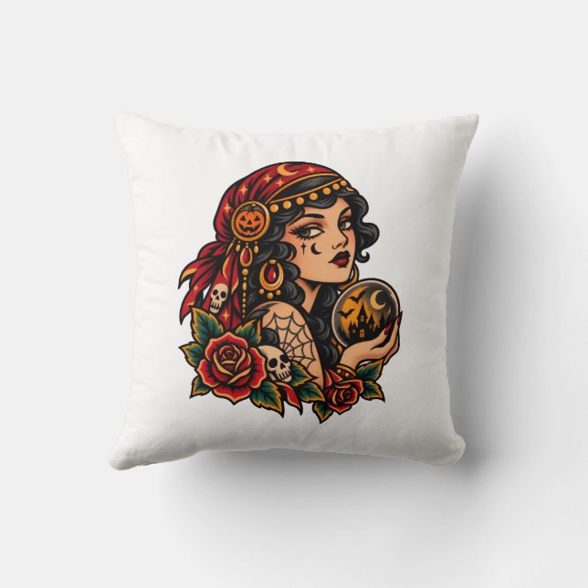 Coussin Araignée / Femme Gitane (Verso)