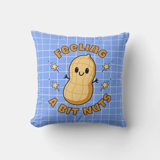 Coussin Araignée Kawaii Joyeuse – Se Sentir Un Peu Fous (Recto)