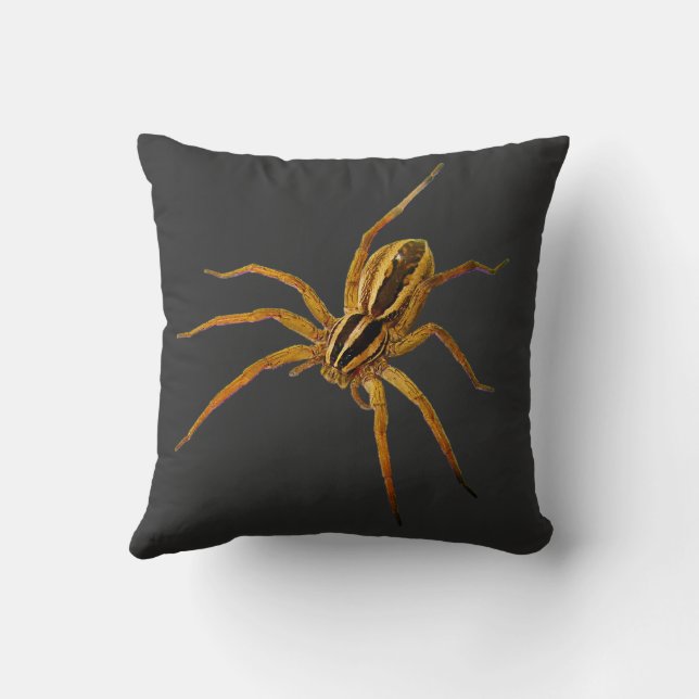 Coussin Araignée loup enragée (Rabidosa rabida) (Verso)