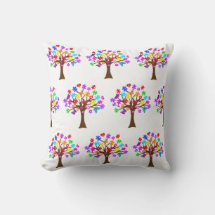 Coussin Arborescence des sensibilisations sur l'autisme