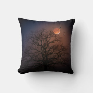 Coussin Arborescence et Pleine lune