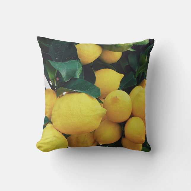Coussin Arbre à citron (Recto)