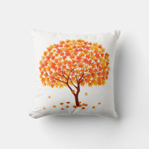 Coussin Arbre à érable d'automne