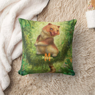 Coussin Arbre animal de la jungle Kangaroo Jeu d'oreiller