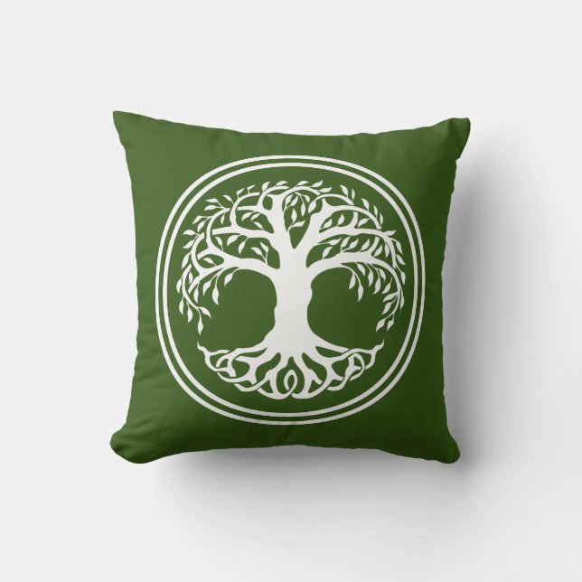 Coussin Arbre celte du noeud de vie (Recto)