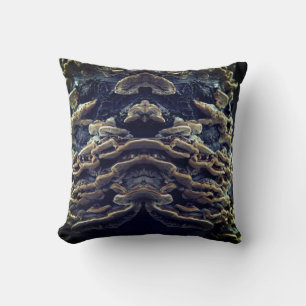 Coussin Arbre Champignons Photo Poussin