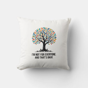Coussin Arbre Coloré Pas Pour Tout Le Monde – Croissance &