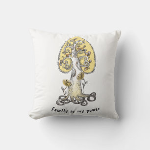 Coussin Arbre de famille