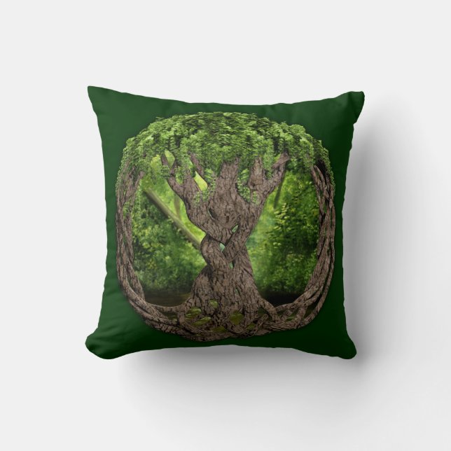 Coussin Arbre de la vie celtique (Recto)