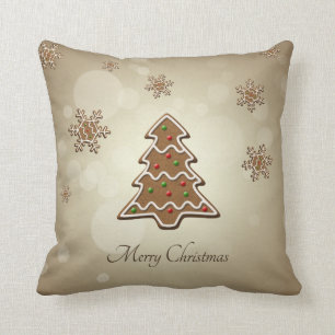 Coussin Arbre de Noël de pain d'épice