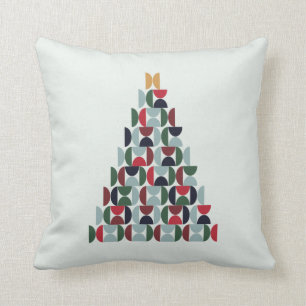 Coussin Arbre de Noël du milieu du siècle