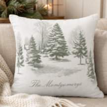 Arbre de Noël en pin de la forêt hivernale Monogra