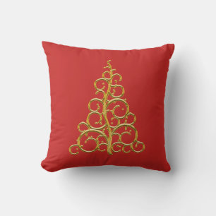 Coussin Arbre de Noël Gold Soll