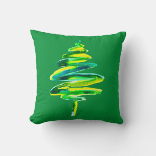 Coussin Arbre de Noël vert