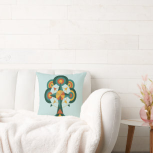 Coussin Arbre de Vie Boho Mandala Art