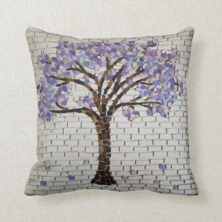 Coussin Arbre de vie, jacaranda Throw Pillow