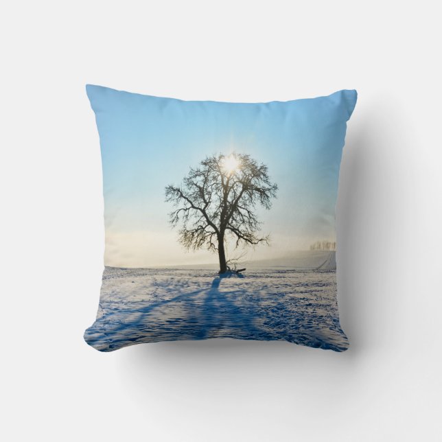 Coussin Arbre d'hiver (Recto)