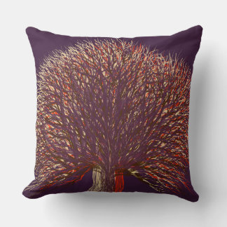 Coussin Arbre d'hiver d'automne #4