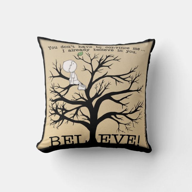 Coussin Arbre en floraison (Recto)