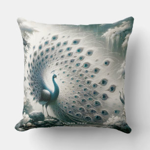 Coussin Arbre pluviale Peacock Imaginaire mou