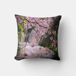 Coussin Arbre rose
