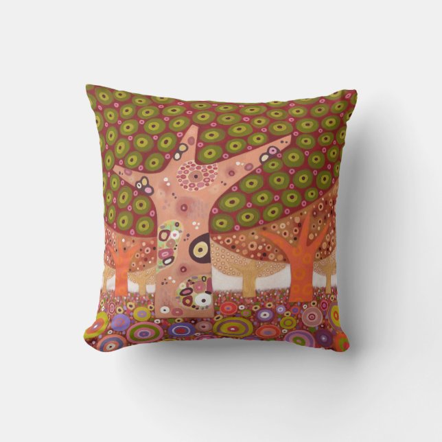 Coussin Arbres 2010 de frai de grenouilles (Recto)