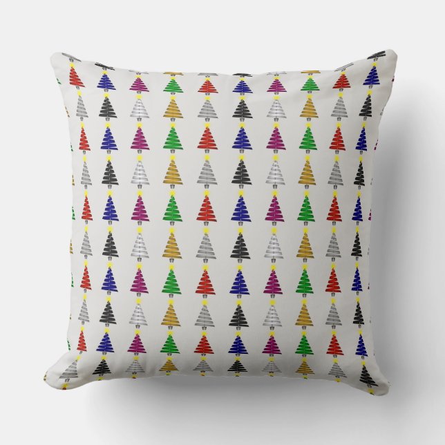 Coussin Arbres de Noël (Recto)