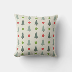 Coussin Arbres de Noël minimalistes