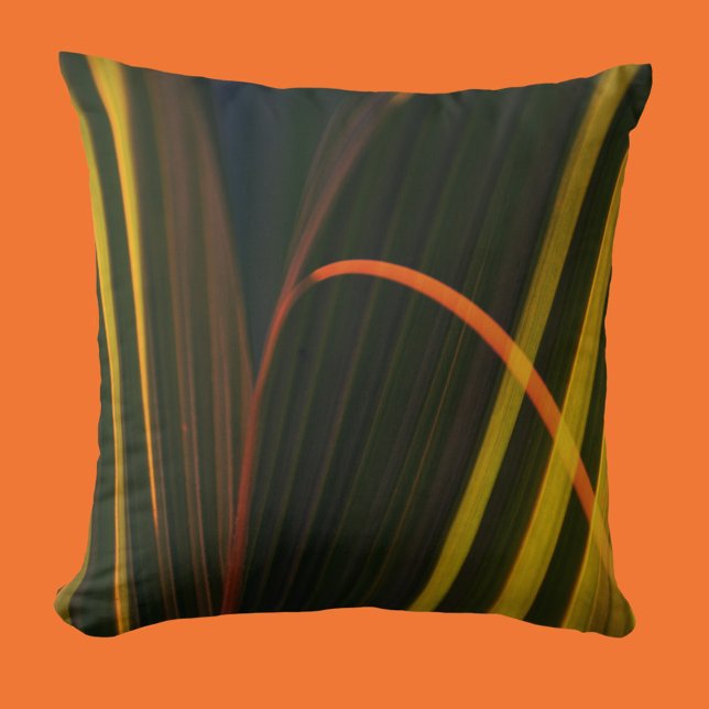 Coussin Arbres de palme d'or Tropical Botanical (Créateur téléchargé)