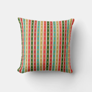 Coussin Arbres d'or de Noël motifs - Élégant et chic