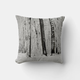 Coussin Arbres enneigés en hiver   -     -