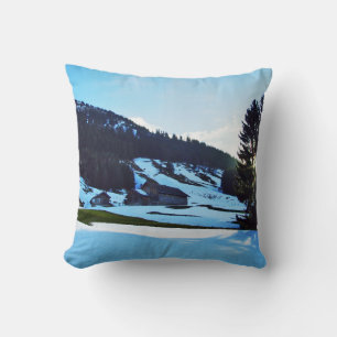 Coussin Arbres et forêts de conifères Colline de Spitzli