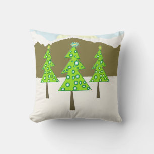 Coussin Arbres neigeux