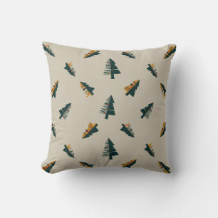 Coussin Arbres Rétro Minimalistes Modernes