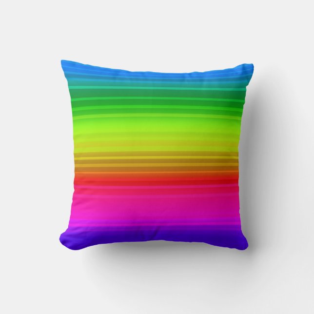 Coussin Arc arc-en-ciel (Recto)