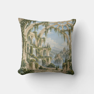 Coussin Arc de jardin Sunburst Vue du palais flottant