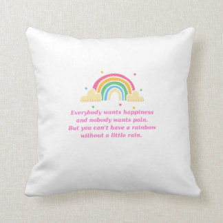 Coussin arc-en-ciel