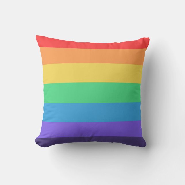 Coussin Arc-en-ciel (Recto)