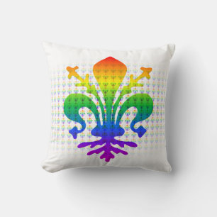Coussin Arc-en-ciel